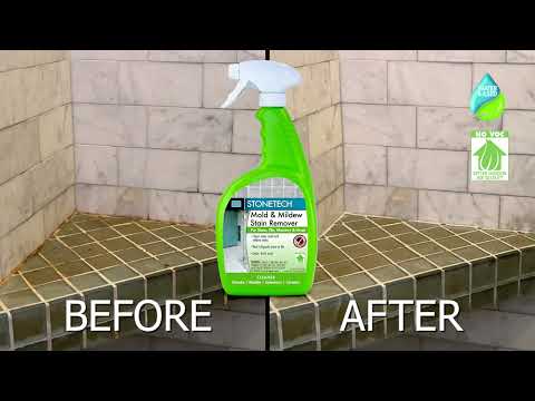 Video: How to Clean Mold and Mildew from Stone, Tile and Grout with STONETECH Mold & Mildew Stain Remover