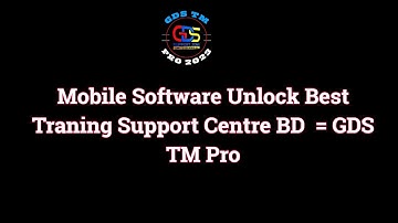Mobile Software Unlock Best Traning Support Centre BD  = GDS TM Pro