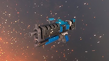 Stylized Machine Gun - Maya and Substance Painter - Guns of Boom