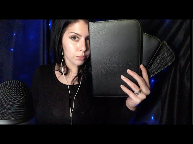 ASMR Pleather Tapping!