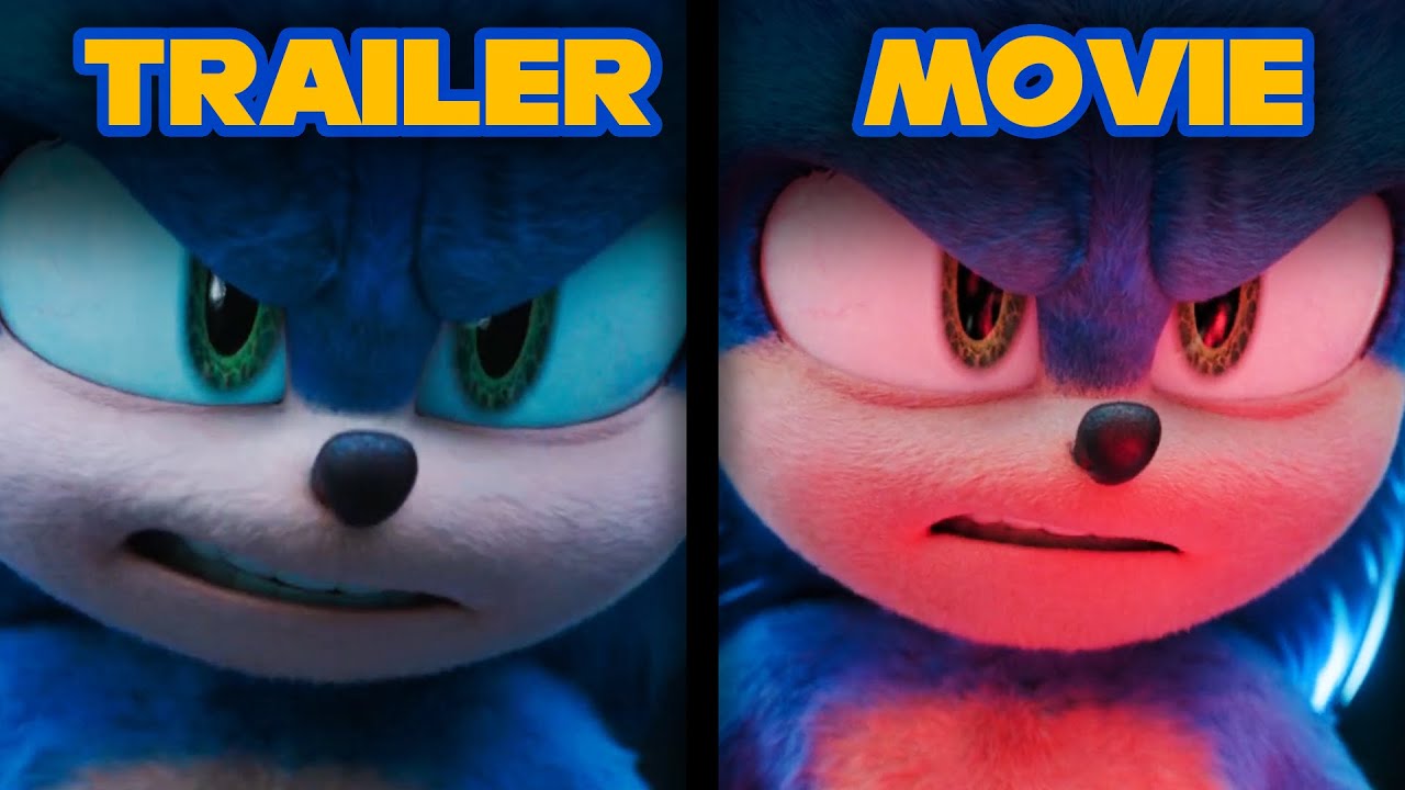 Sonic Movie 3 - Trailer vs Movie Comparison