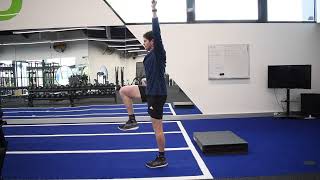 Standing Hip Lock Switches Overhead Dowel