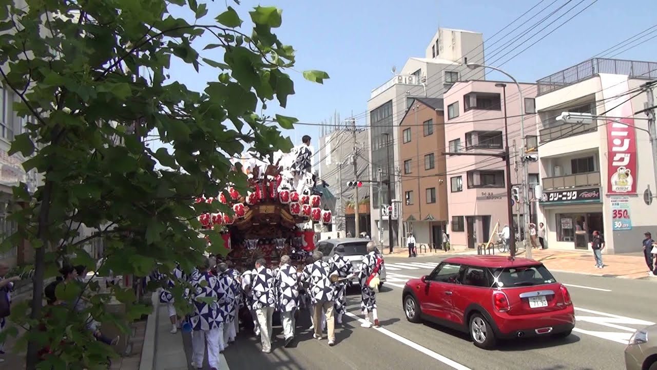 平成27年 灘区のだんじり祭り 午前（都賀・上野・五毛・八幡・篠原）
