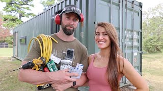 BUILDING OUR OWN CABIN | Shipping Container Electrical