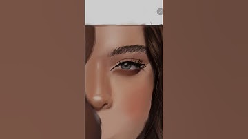 drawing realistic eyes in #sketchbook app