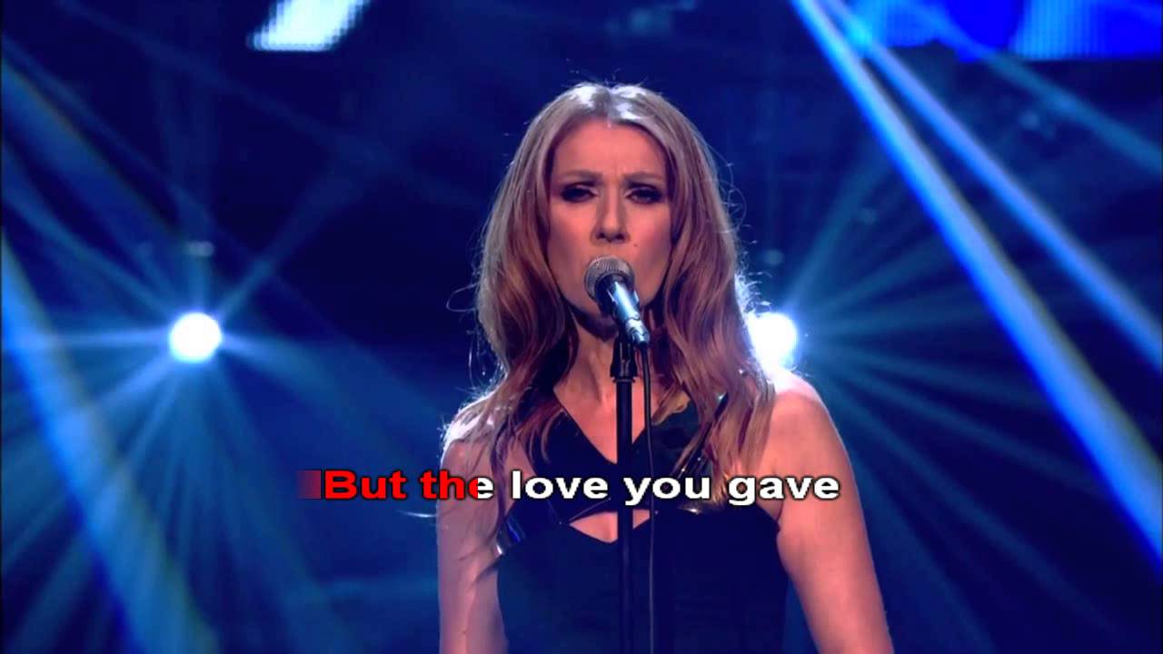 Celine Dion Goodbye’s (The Saddest Word ) Lyric Karaoke YouTube