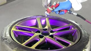 Real-world color change effect from gold to purple / How to paint Chameleon color / Custom paint by custom z warriorz 138,952 views 3 years ago 8 minutes, 20 seconds