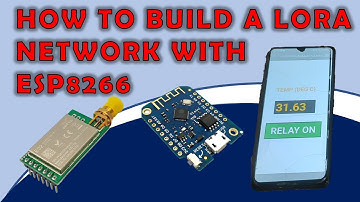 Build an E32-433T20DT LoRa Network with ES8266 || RemoteXY IoT Cloud || FLProg