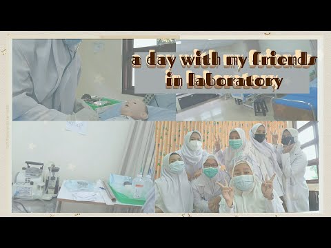 a day with my friends in laboratory || Poltekkes Jakarta I