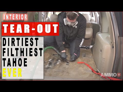 Detailing Dirtiest Car Ever! Seat Removal Chevy Tahoe