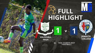 Vauxhall high 1-1 Jamaica College Full Match Highlights | Jamaica Schoolboy Football screenshot 5