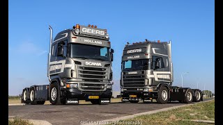 GEERS BROTHERS SCANIA 144 530 & R620 V8 Straight Pipe sounds