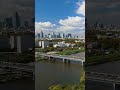 🇵🇱 WARSZAWA z drona! Panorama Śródmieścia i Wisła  #cityscape #travel #shortvideo