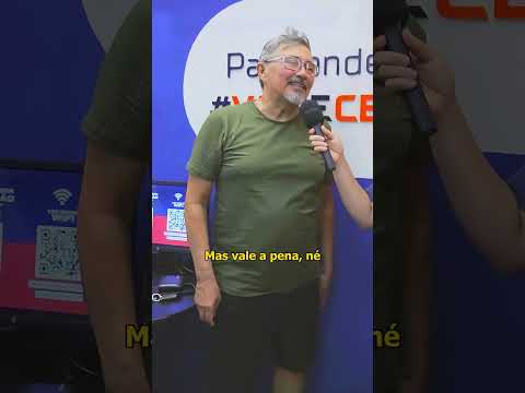 Não é trote, seu Aloísio, o senhor foi o grande sorteado da Rodada da Sorte.