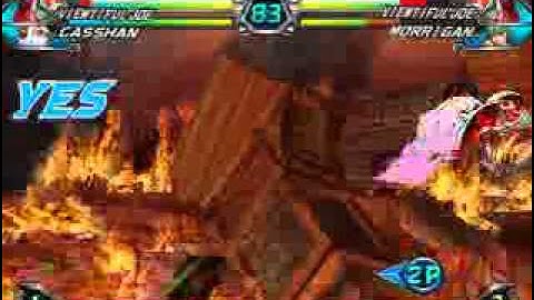 Tatsunoko vs. Capcom(V-Joe-Casshan vs Morrigan-V-Joe)