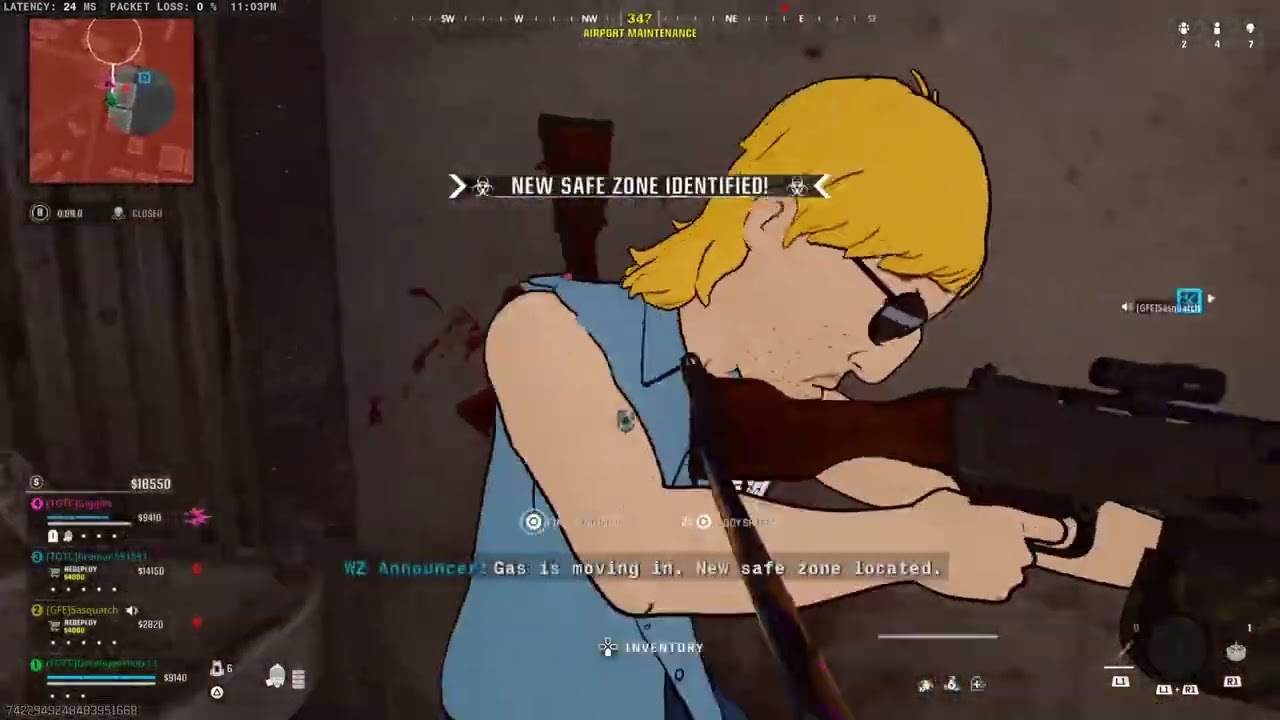 Double Take Down with BO Staff. Warzone Victory.