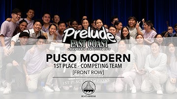(1ST PLACE) Puso Modern [FRONT ROW] || #PRELUDEEC2019