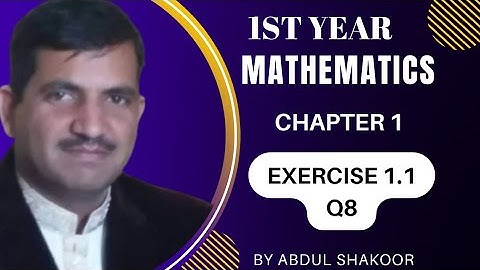 1st year mathematics (kpk), chapter 1, complex number. Exercise 1.1 Q8 (express in a+ib form)