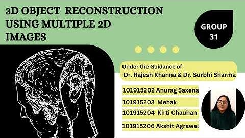 3D Object Reconstruction using Multiple 2D Images