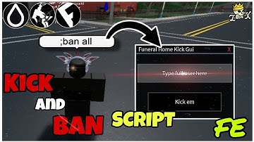 FE Kick/Ban Panel Script | Hydrogen • Fluxus