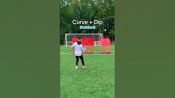 The Art of the Curve + Dip Free-Kick ☄️ #soccer #football