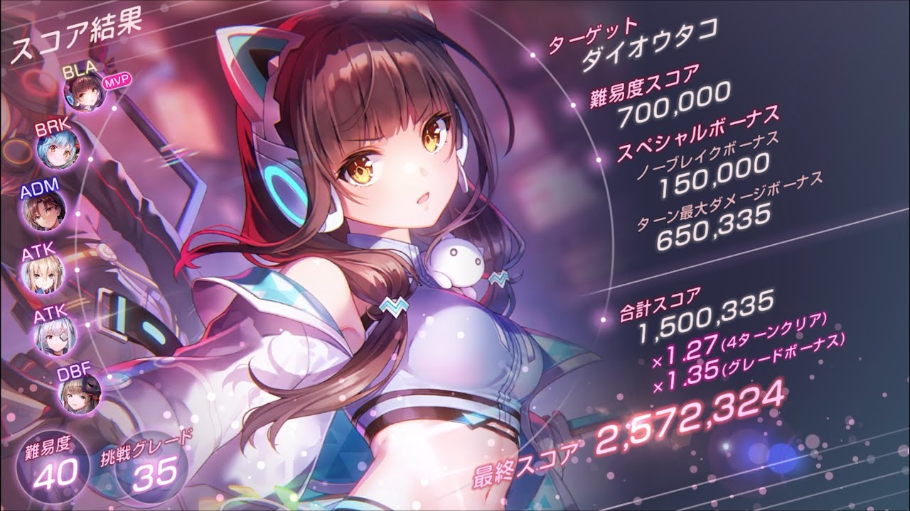 【ヘブバン】スコアアタック79　3枠称号バッジ回収用