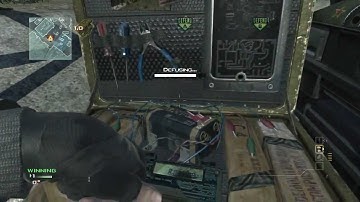 Bomb Defused with few seconds remaining S&D MW3
