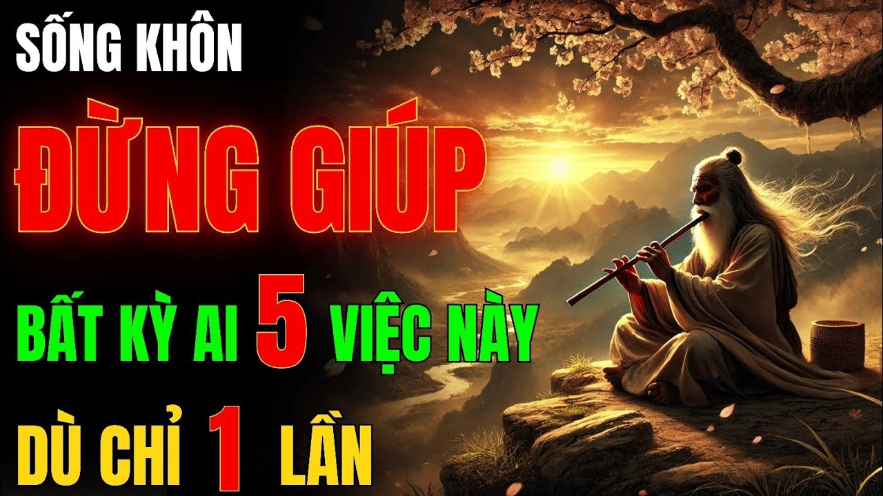 Outline Video Cổ Nhân Dạy - Người SỐNG KHÔN Đừng GIÚP ĐỠ 5 LOẠI Người Này Dù Chỉ 1 Lần