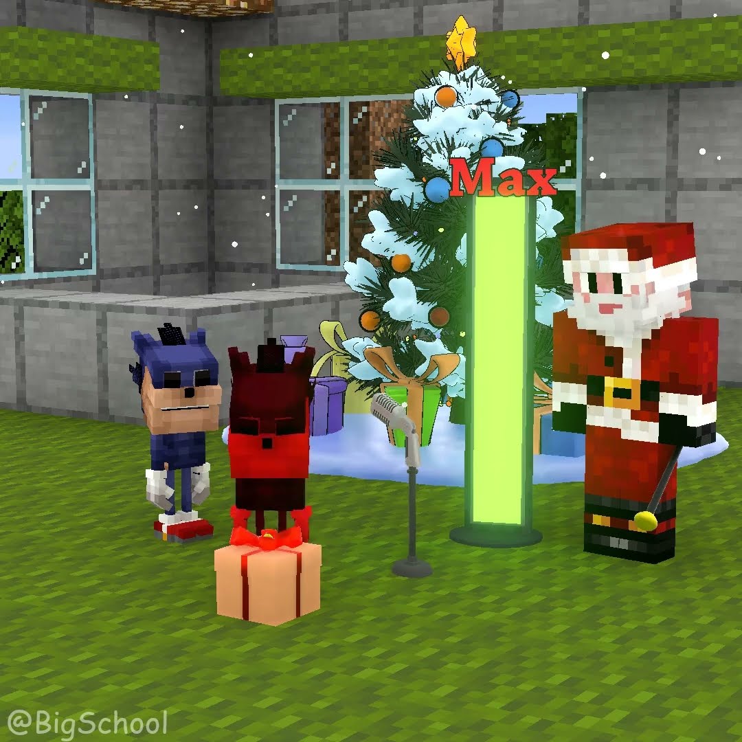 The singing challenge to get the gift box from Santa Claus ??