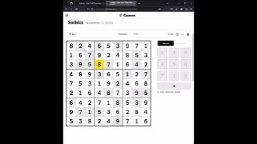 NYT Sudoku Answers Easy Medium Hard 3rd November 2024