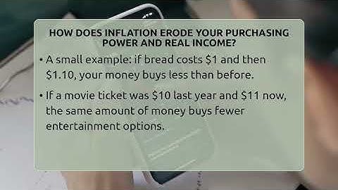How Does Inflation Erode Your Purchasing Power And Real Income? - Inflation Insight Channel