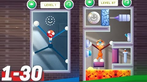 Rope Man Gameplay Level 1-30 All Skin iOS Android Noob vs Hack Early Access