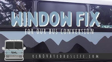 Window fix for broken windows on our MCI conversion