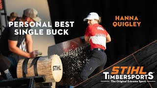 Hanna Quigley gets personal best cut at Women's Championship by STIHLTIMBERSPORTS 694 views 1 month ago 2 minutes, 19 seconds