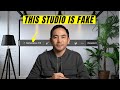 How I Made a Cool Studio Background with Just AI!
