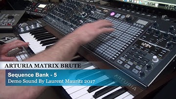 ARTURIA MATRIXBRUTE - Sequence bank 5