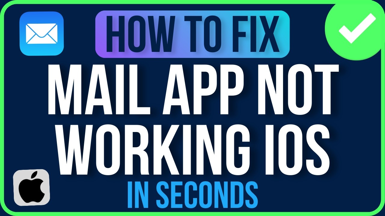 MAIL APP NOT WORKING ON IPHONE 2026 [FIXED] | Mail App Not Working on ...