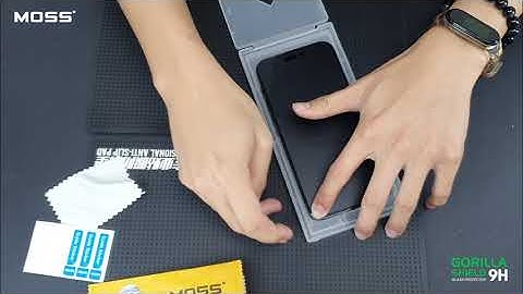 MOSS® Gorilla Shield 9H Tempered Glass Screen Protector Installation Guide Video