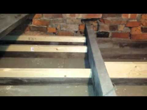 Fitting insulation and boarding a loft space with small ...