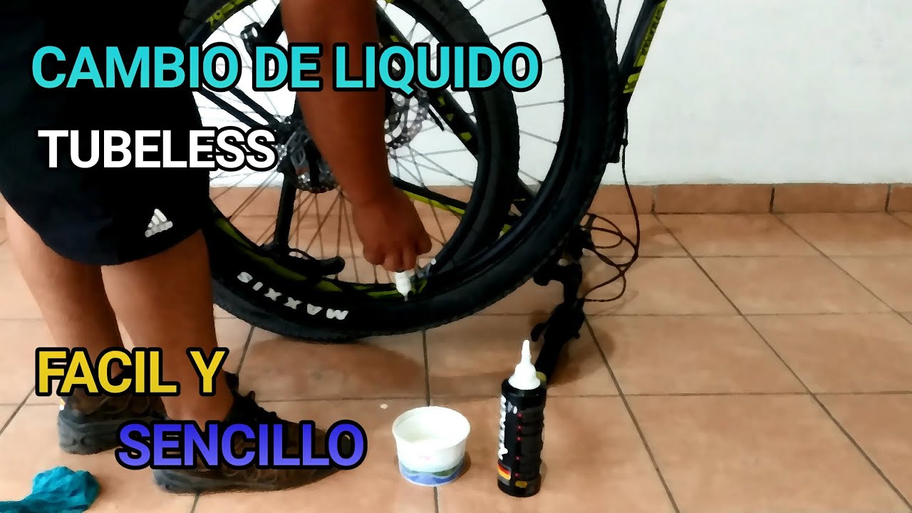 Como cambiar el Liquido Tubeless de tu bicicleta!