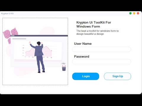 The Free Ultimate UI Design Tool krypton UI toolkit for Windows Forms