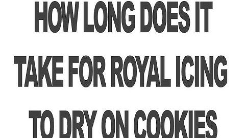 How Long Does it Take for Royal Icing To Dry On Cokies, Cookie Decorating Basics