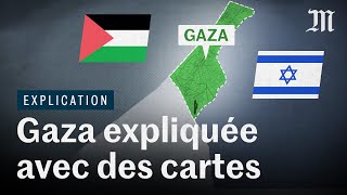 Gaza, Israël, Palestine : comprendre la situation en cartes Resimi