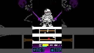 Dusttrust phase 1 by FDY second attack No Hit #undertale #shorts #dusttrust #undertalefangame