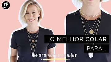 Como usar colares compridos?