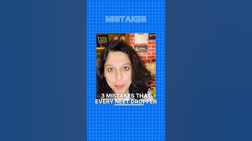 “Top 3 Mistakes NEET Droppers Make” NEET 2025 / Dr. Vani Sood