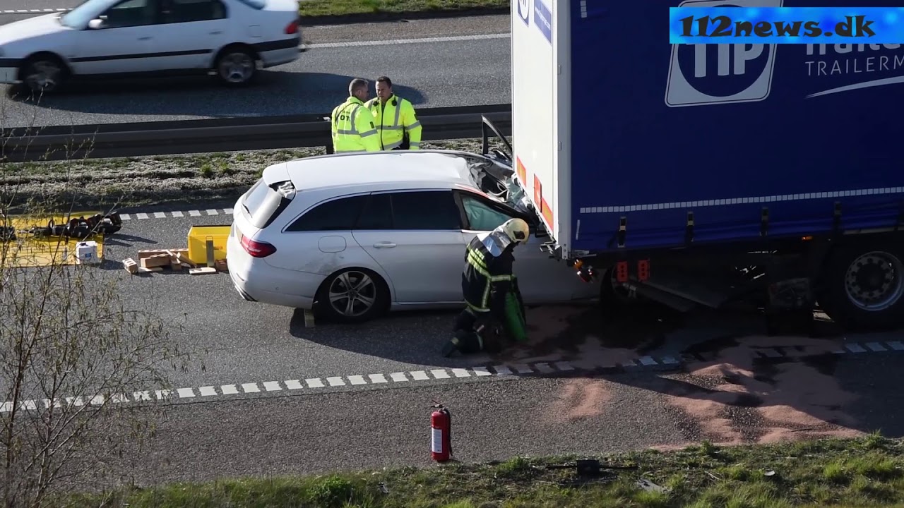 Alvorlig dødsulykke på vestmotorvejen ved Slagelse