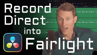 Record Audio Directly into DaVinci Resolve Fairlight! | Curtis Judd