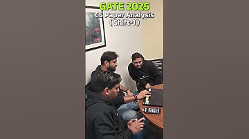 GATE 2025 CS Paper Analysis ( shift - 1) #shorts #gate2025 #gatecse