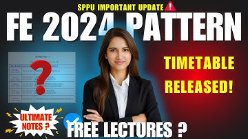 FE 2024 Timetable RELEASED 🔥| FREE Lectures Kaha Milenge? | ULTIMATE Notes ? | SPPU FE
